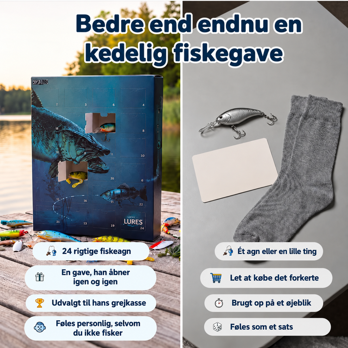 Fiskekalenderen – 24 unikke fiskegrej