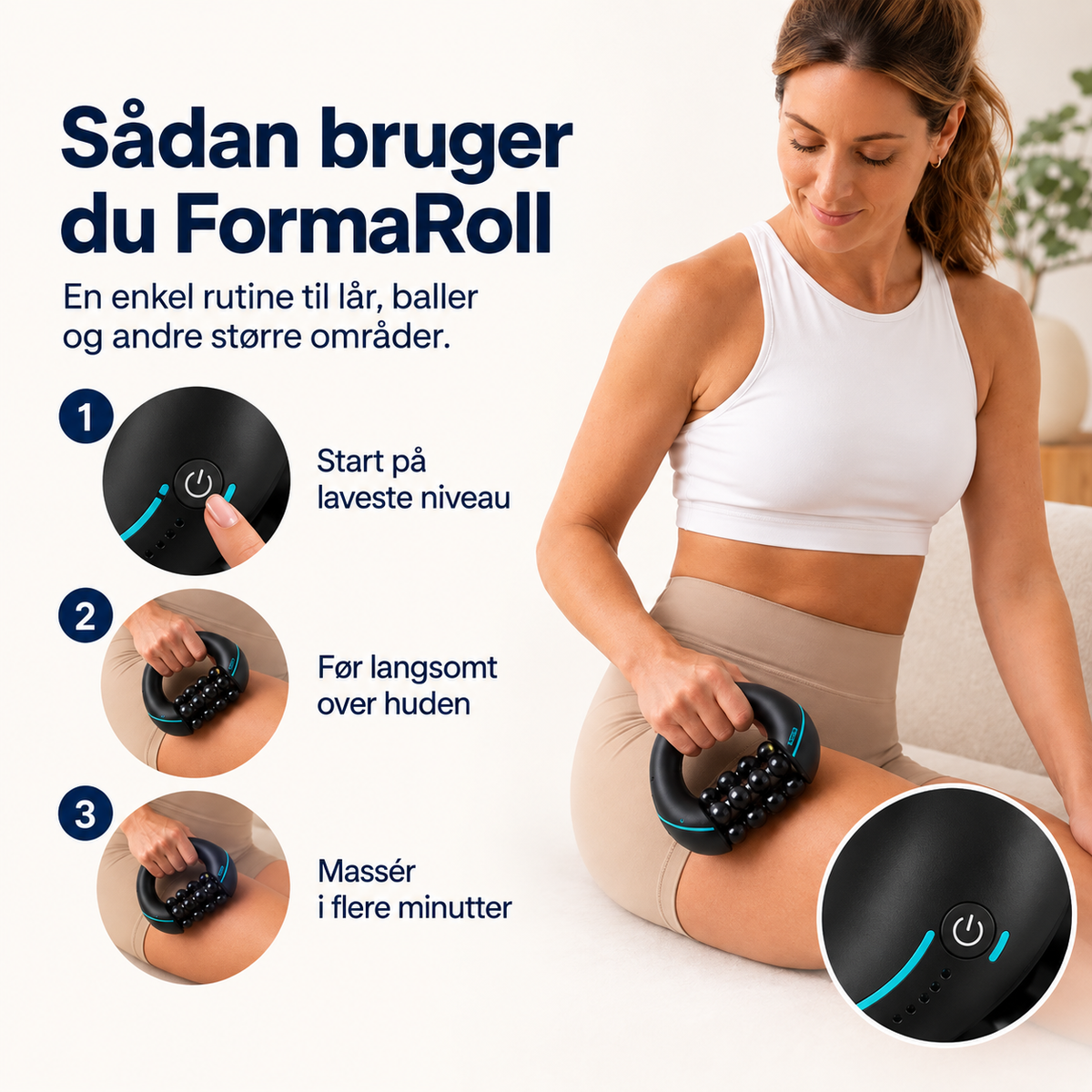 FormaRoll™ – Elektrisk Massage- og Celluliterulle